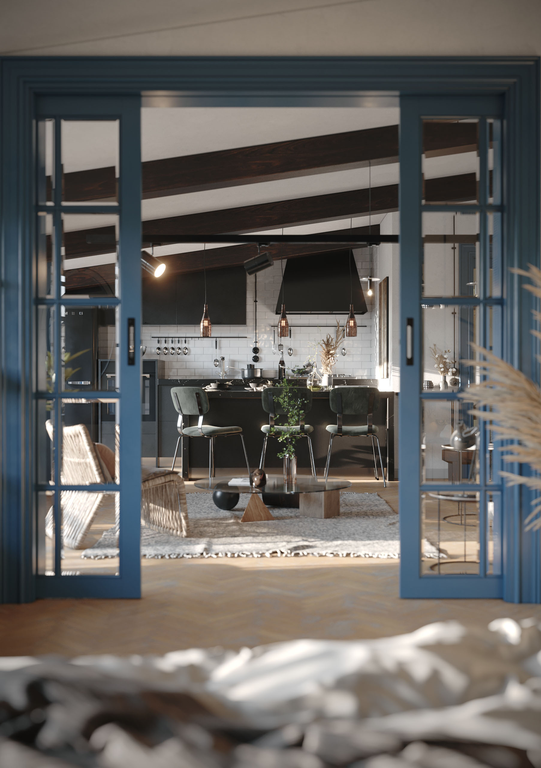 Render Studio kontrollü mimari AI yaklaşımı
